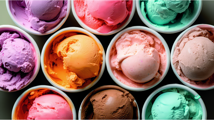 Colorful Ice Cream 